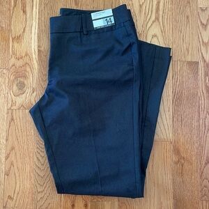 Slim leg dress pants